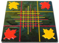Fall Glass Plate
