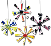 Glass Snowflakes